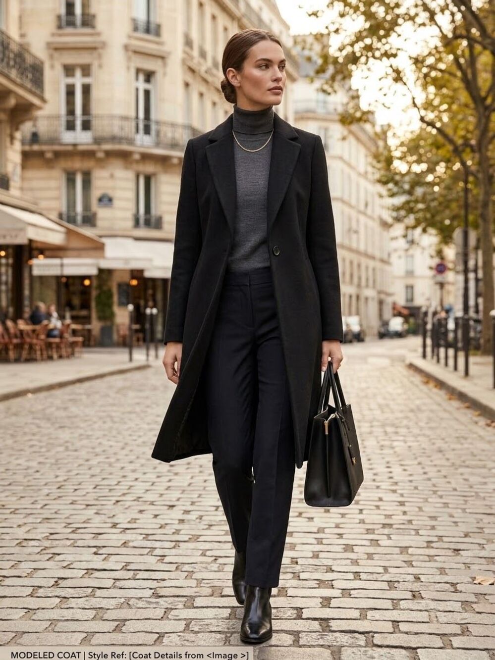 Zara black longline lightweight overcoat size medium
